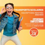 Inscriptions transports scolaires 2022/2023 – La rentrée facile avec l’inscription en ligne !