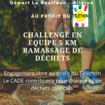 Challenge ramassage de déchets au profit du Téléthon le 3 décembre 2022 – Le CADE
