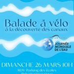 Histoire des 2 canaux – Balade à vélo à la découverte des canaux – dimanche 26 mars 2023
