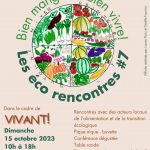 éco-rencontres Alleinsoises organisées par le CADE dimanche 15 octobre 2023 – Parc du Couvent