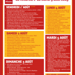 1er au 5 août 2025 – Fêtes de la Saint-Pierre