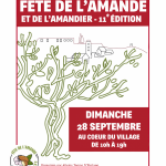 28 septembre 2025 – 11e édition de la fête de l’Amande et de l’Amandier