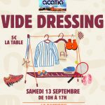 Vide dressing – samedi 13 septembre 2025 – organisé par l’association ACATIA
