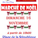 Marché de Noël – Dimanche 16 novembre