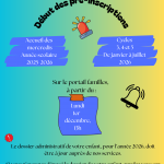 SIVU Collines Durance – début des inscriptions – accueil des mercredis