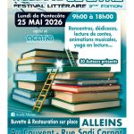 25 mai 2026 – Festival littéraire Alleins se livre