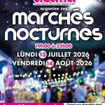 Marchés nocturnes de l&rsquo;Acatia – 13 juillet 2026 et 14 août 2026